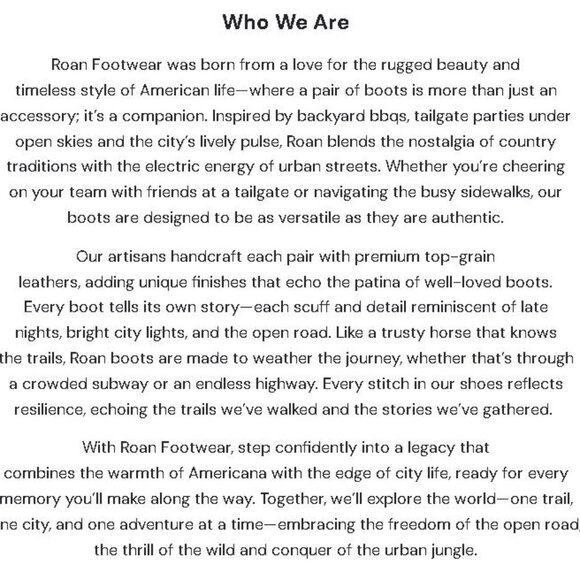 Roan Uma Hand Finished Full Grain Leather Belted Cowboy Heel Ankle Booties. 8 - Picture 12 of 12